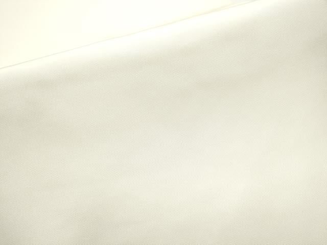 平和屋着物●塩瀬　九寸開き名古屋帯　色無地　生成色　正絹　逸品　CABF8704hy