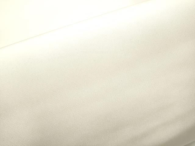 平和屋着物●塩瀬　九寸開き名古屋帯　色無地　生成色　正絹　逸品　CABF8704hy