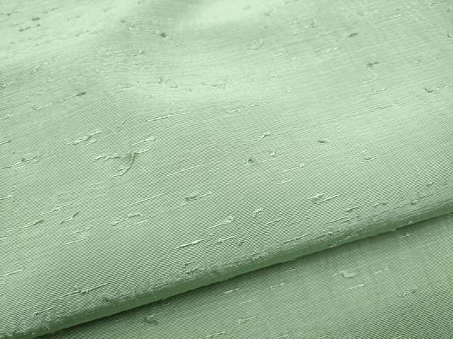 平和屋着物●九寸名古屋帯　髭紬　色無地　山葵色　正絹　逸品　CABF8707hy