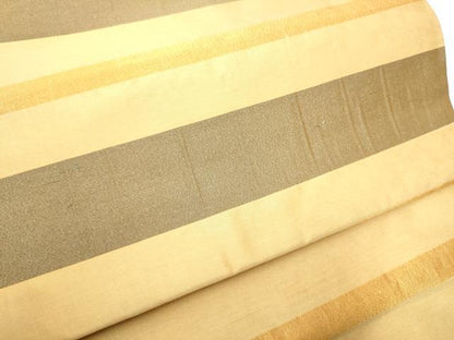 平和屋着物●東京京和工藝　つけ帯　横段文　金糸　たとう紙付き　正絹　逸品　CABF8712hy