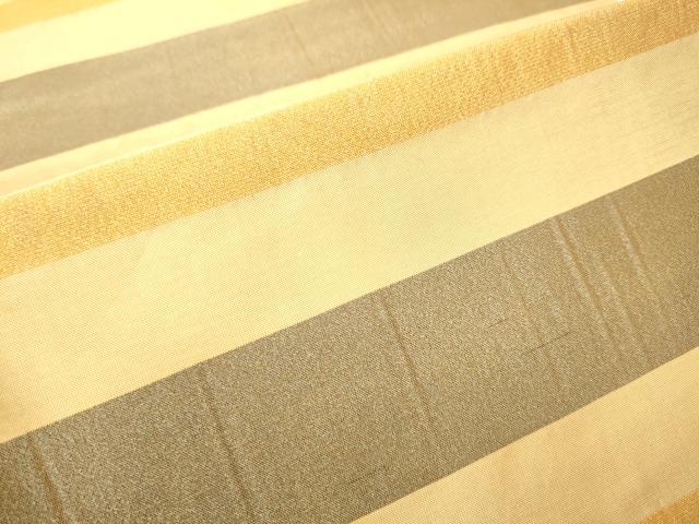 平和屋着物●東京京和工藝　つけ帯　横段文　金糸　たとう紙付き　正絹　逸品　CABF8712hy