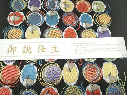 平和屋着物●西陣　大光謹製　六通柄袋帯　唐織　羊　証紙付き　逸品　CABF8730hy