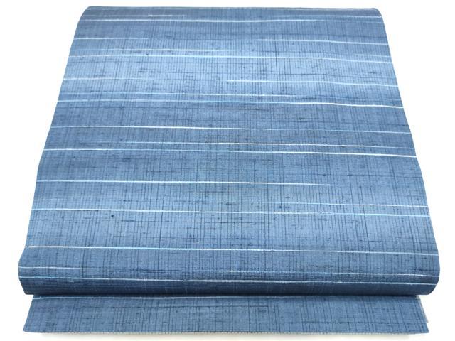 平和屋着物●両面　太鼓柄袋帯　紬地　総刺繍　葡萄蔦の葉文　金糸　正絹　逸品　CABF8744hy