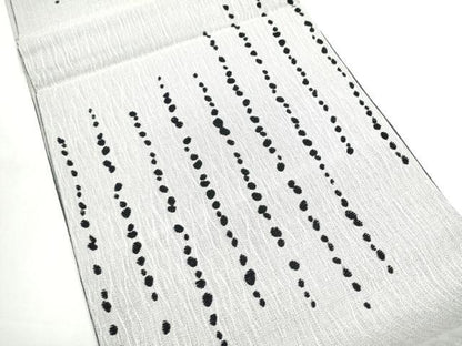 平和屋着物▽全通柄袋帯　スリーシーズン　春夏秋　丸文　正絹　逸品　CABF8748hy