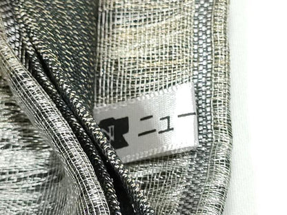 平和屋着物▽両面　六通柄袋帯　スリーシーズン　春夏秋　櫛織　流水文　正絹　逸品　CABF8764hy