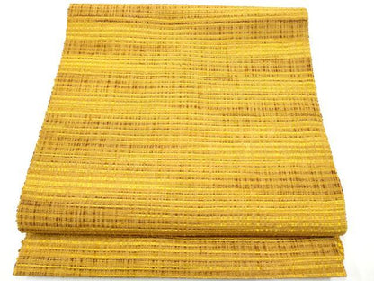 平和屋着物●八寸名古屋帯　紬地　霞文　正絹　逸品　CABF8783hy