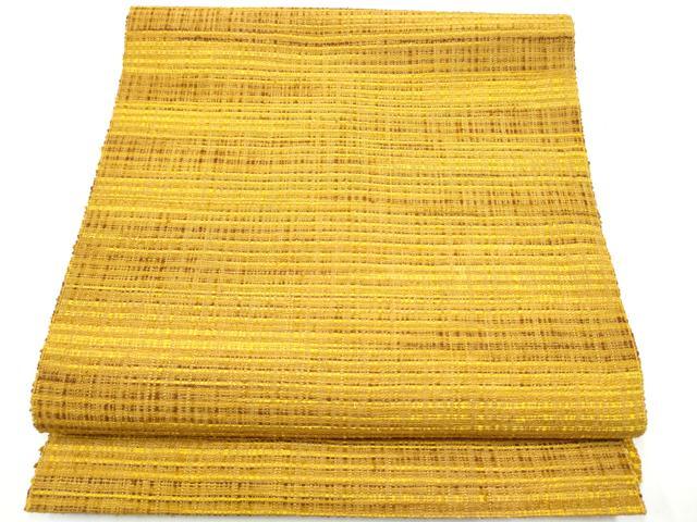 平和屋着物●八寸名古屋帯　紬地　霞文　正絹　逸品　CABF8783hy