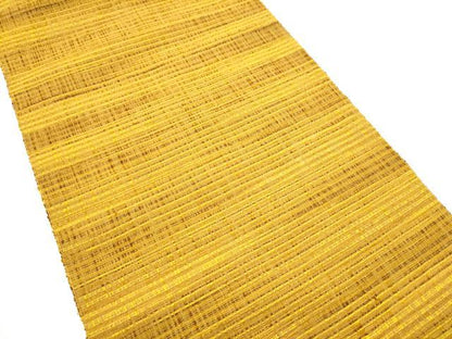 平和屋着物●八寸名古屋帯　紬地　霞文　正絹　逸品　CABF8783hy