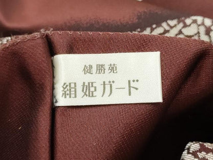 平和屋着物●全通柄　九寸名古屋帯　幾何学文様　健勝苑扱い　正絹　逸品　CABF8792hy