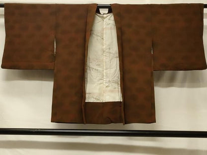 平和屋着物＃羽織　霞文　暈し染め　鬼しぼ縮緬　正絹　逸品　CABF8807in