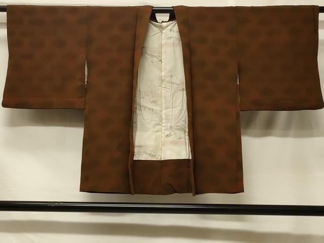 平和屋着物＃羽織　霞文　暈し染め　鬼しぼ縮緬　正絹　逸品　CABF8807in