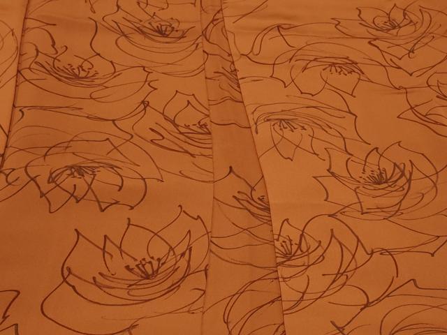 平和屋着物＃羽織　手描き　花づくし　正絹　逸品　CABF8818in