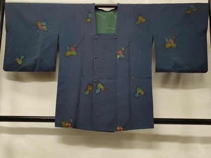 平和屋着物＃道行コート　地紋起こし　枝花文　金彩　正絹　逸品　CABF8828in