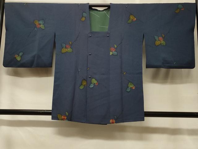 平和屋着物＃道行コート　地紋起こし　枝花文　金彩　正絹　逸品　CABF8828in