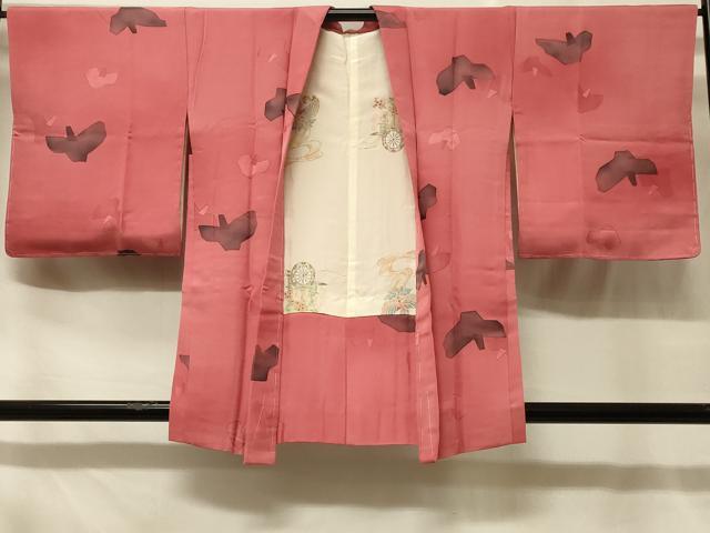 平和屋着物＃羽織　地紋起こし　鼓文　暈し染め　正絹　逸品　未使用　CABE5463in 平和屋着物＃羽織 地紋起こし 幾何学文様 暈し染め 正絹 逸品 未使用