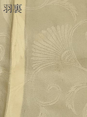 平和屋着物＃羽織　寿光織　風景文　黒地　正絹　逸品　CABF8837in