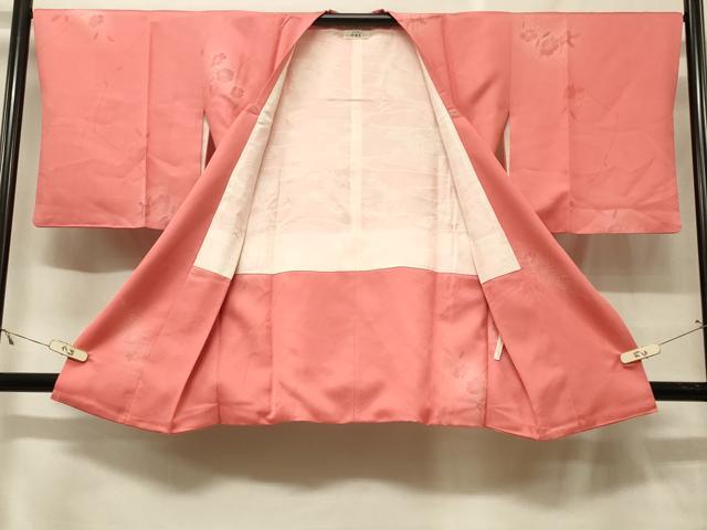 平和屋着物＃道行コート　地紋起こし　草花文　暈し染め　やまと誂製　正絹　逸品　CABF8845in