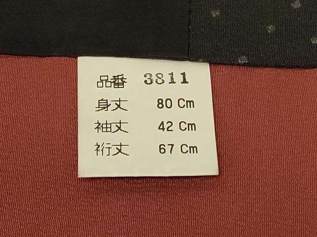 平和屋着物＃道中着　変わり間道　洗える着物　CABF8863in