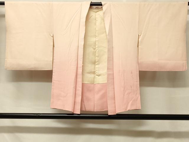 平和屋着物＃羽織　刺繍　枝葉地紋　暈し染め　銀糸　正絹　逸品　CABF8873in