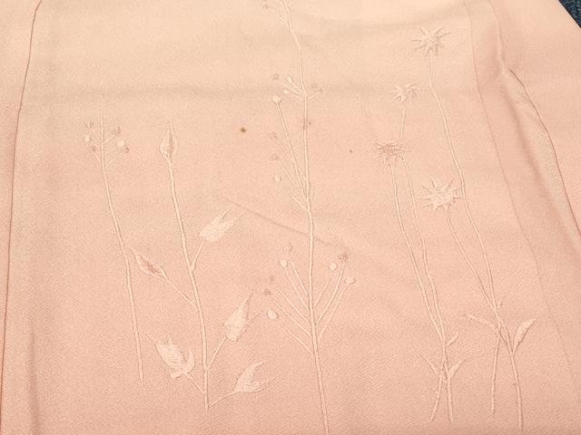 平和屋着物＃羽織　刺繍　枝葉地紋　暈し染め　銀糸　正絹　逸品　CABF8873in