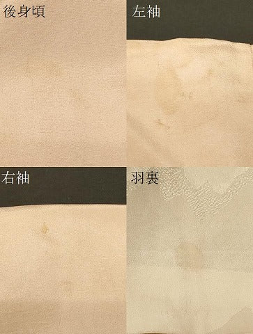 平和屋着物＃羽織　寿光織　草木文　銀糸　正絹　逸品　CABF8885in