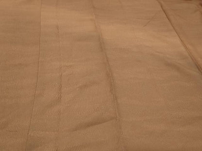 平和屋着物＃道行コート　霞地紋　ロング丈　正絹　逸品　CABF8896in