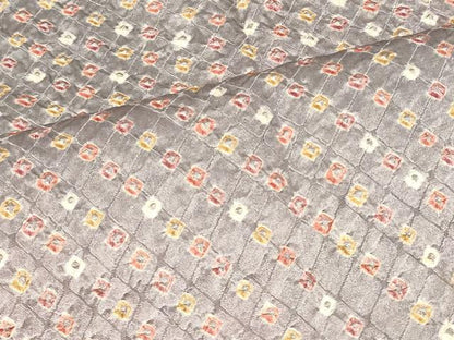 平和屋着物＃道行コート　総絞り　鹿の子文様　暈し染め　さが美扱い　正絹　逸品　CABF8907in