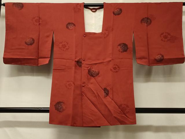 平和屋着物＃道行コート　地紋起こし　正倉院花文　暈し染め　正絹　逸品　未使用　CABF8916in