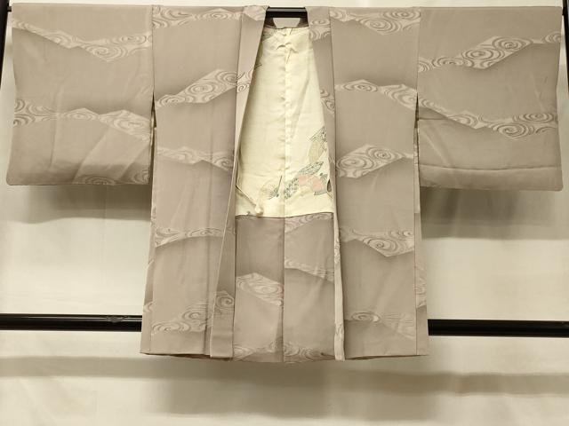 平和屋着物＃羽織　流水文　暈し染め　正絹　逸品　CABF8923in