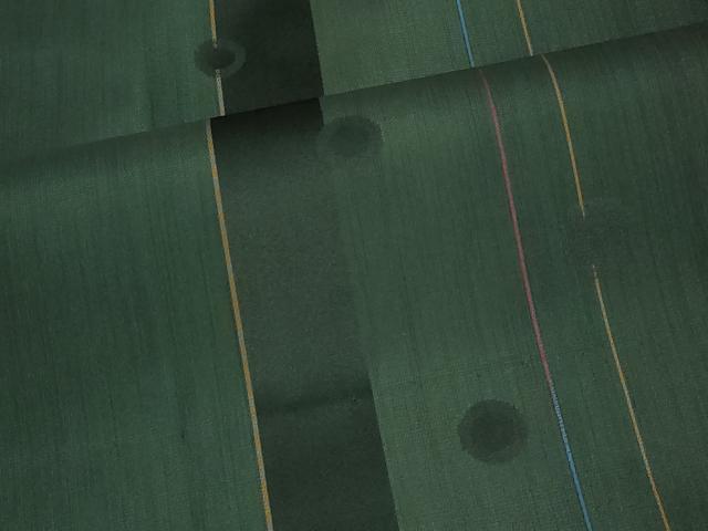 平和屋着物＃道行コート　雨コート　単衣　間道　暈し染め　ロング丈　正絹　逸品　CABF8960in