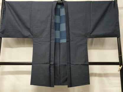 平和屋着物＃男性　本場大島紬　長羽織　100亀甲　総詰め　正絹　逸品　CABF8964in