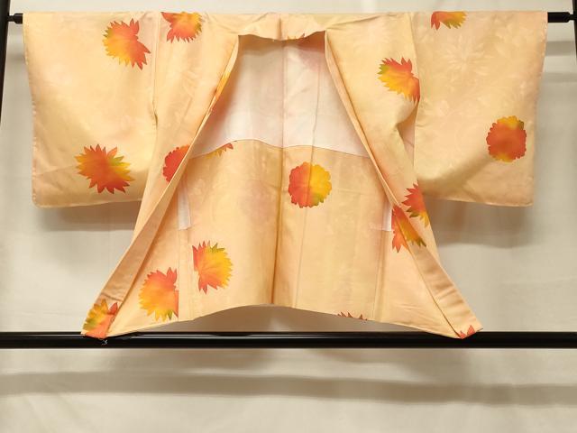平和屋着物＃羽織　地紋起こし　舞花文　正絹　逸品　未使用　CABF8970in