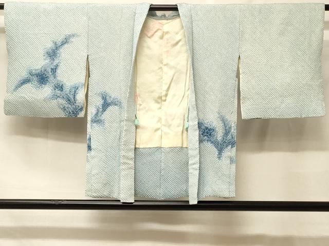 平和屋着物＃羽織　総絞り　草花文　正絹　逸品　CABF8975in