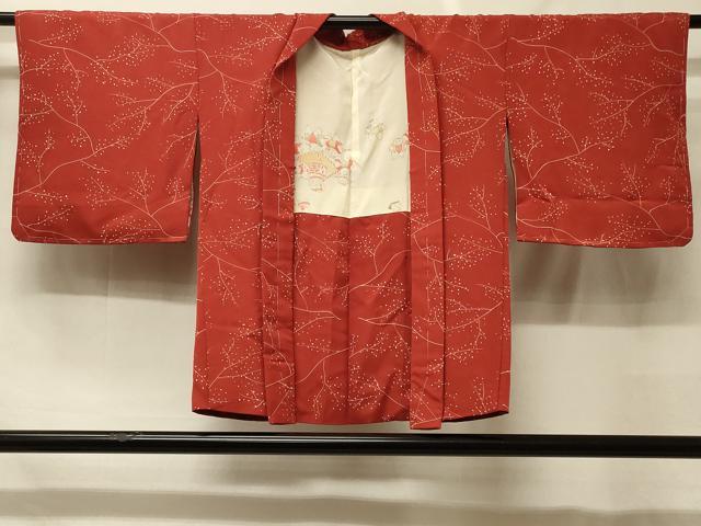 平和屋着物＃羽織　地紋起こし　南天文　正絹　逸品　未使用　CABF8979in