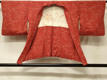 平和屋着物＃羽織　地紋起こし　南天文　正絹　逸品　未使用　CABF8979in