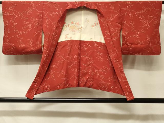 平和屋着物＃羽織　地紋起こし　南天文　正絹　逸品　未使用　CABF8979in