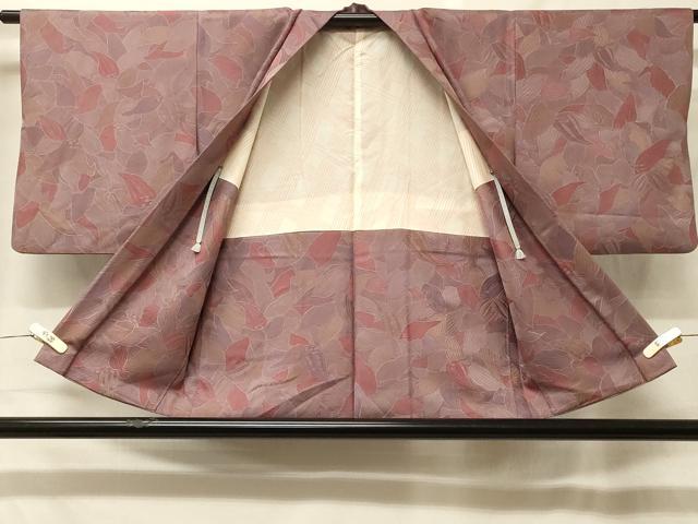 平和屋着物＃羽織　地紋起こし　南天文　正絹　逸品　CABF8981in