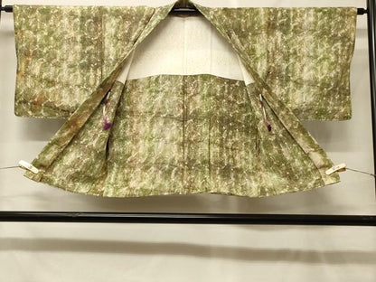 平和屋着物＃羽織　亀甲つなぎ　暈し染め　正絹　逸品　CABF8987in
