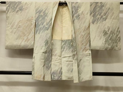 平和屋着物＃羽織　寿光織　霞文　金銀糸　正絹　逸品　CABF8989in