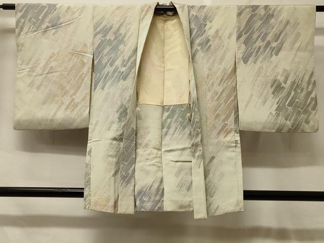 平和屋着物＃羽織　寿光織　霞文　金銀糸　正絹　逸品　CABF8989in