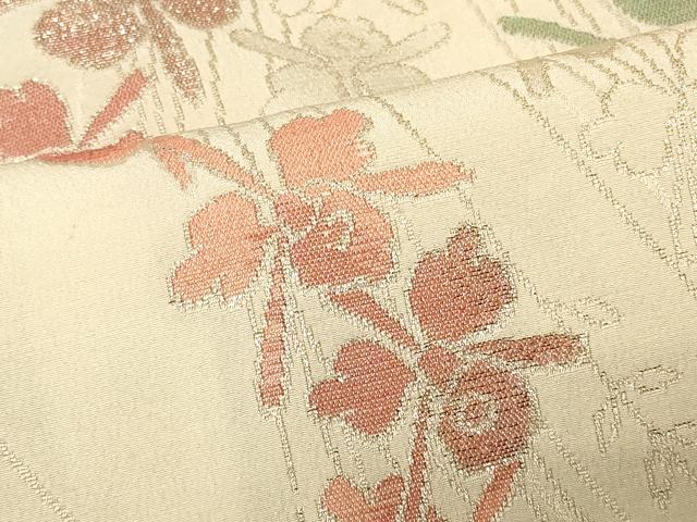 平和屋着物＃羽織　寿光織　カトレア　金糸　正絹　逸品　CABF8994in