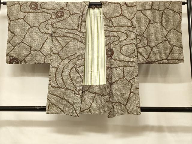 平和屋着物＃羽織　総絞り　流水文　正絹　逸品　CABF9001in