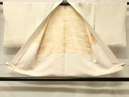 平和屋着物＃羽織　駒刺繍　総刺繍　流水草花文　暈し染め　正絹　逸品　CABF9004in