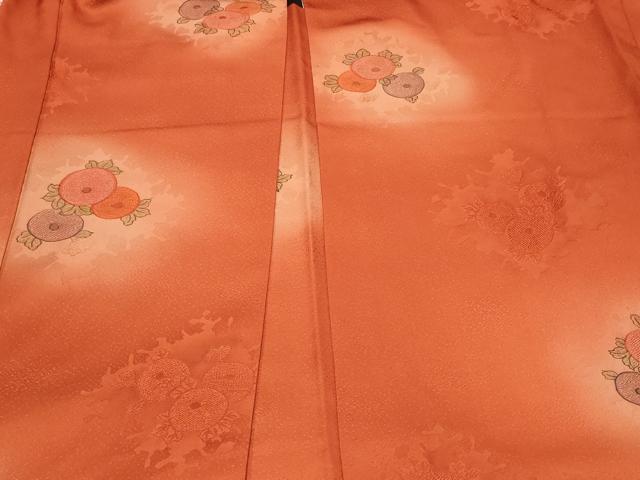 平和屋着物＃羽織　地紋起こし　万寿菊　暈し染め　正絹　逸品　CABF9008in