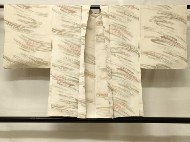 平和屋着物＃羽織　寿光織　霞文　金糸　正絹　逸品　CABF9013in