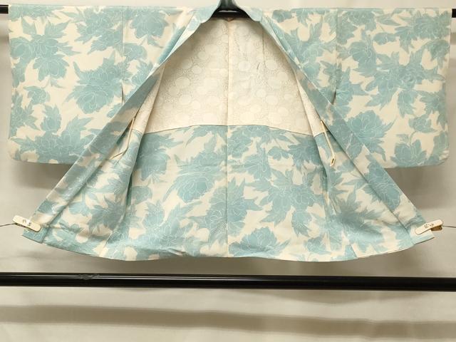 平和屋着物＃羽織　草花文　正絹　逸品　未使用　CABF9014in
