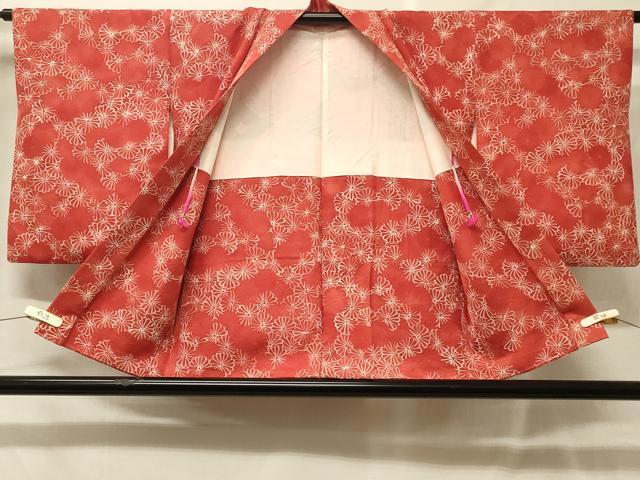 平和屋着物＃羽織　地紋起こし　舞菊文　正絹　逸品　CABF9021in