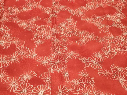 平和屋着物＃羽織　地紋起こし　舞菊文　正絹　逸品　CABF9021in