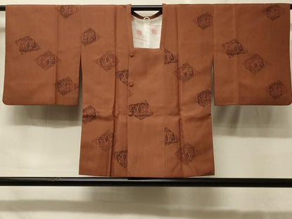 平和屋着物＃道行コート　エジプト壁画文様　洗える着物　CABF9024in