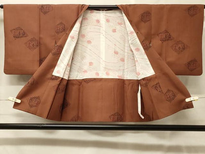 平和屋着物＃道行コート　エジプト壁画文様　洗える着物　CABF9024in